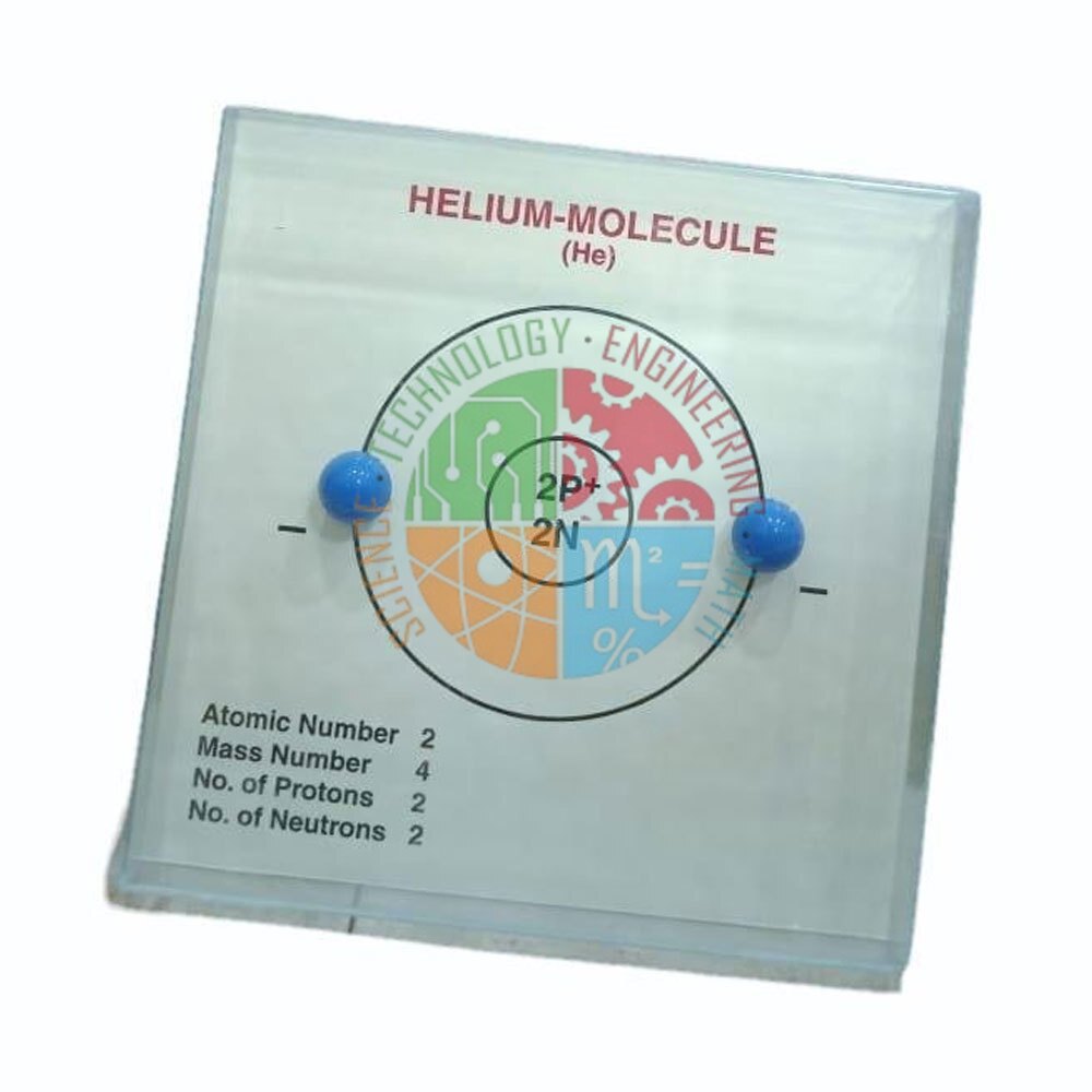 Helium Molecule Model